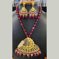 Jain Jewellers Premium American Diamond And Beads Designer Necklace Set
