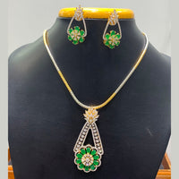 Jain Jewellers Premium American Diamond Designer Necklace Set