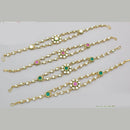 Kavita Art Gold Plated Pota Stone Bracelet   (1 Piece Only)