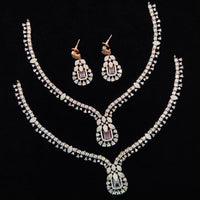 Kavita Art American Diamond Necklace Set
