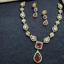 Kavita Art Gold Plated American Diamond Necklace Set