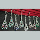 Kavita Art  Silver Plated American Diamonds Mangtikka