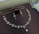 Kavita Art Gold Plated American Diamond Necklace Set