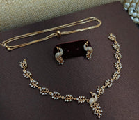 Kavita Art Gold Plated Austrian Stone Necklace Set