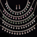 Kavita Art Gold Plated Polki Kundan Stone Necklace Set