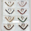Kavita Art Rose Gold Plated Crystal Stone Necklace Set