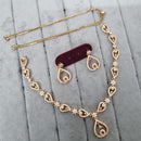 Kavita Art Gold Plated Austrian Stone Necklace Set