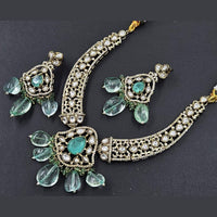 Kavita Art Gold Plated Polki Kundan Stone Necklace Set