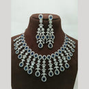 Kavita Art Silver Plated American Diamond Necklace Set