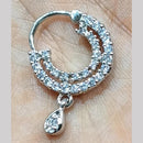Kavita Art Silver Plated Austrian Stone Nose Ring