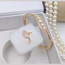 Kavita Art Gold Plated Austrian Stone Bracelet With Ring