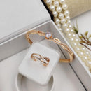 Kavita Art Gold Plated Austrian Stone Bracelet With Ring
