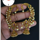 Kavita Art Gold Plated Pota Stone Earcuff Jhumki