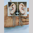 Kavita Art Rose Gold Plated Crystal Stone Earcuff