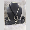 Kavita Art Silver Plated  American Diamond Necklace Set