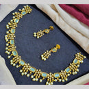 Kavita Art Gold Plated Austrian Stone Necklce Set