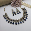 Kavita Art Gold Plated Austrian Stone Necklce Set