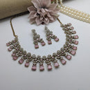 Kavita Art Gold Plated Austrian Stone Necklce Set