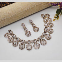 Kavita Art Gold Plated Austrian Stone Necklce Set