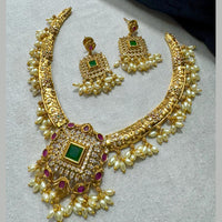 Kavita Art Gold Plated Austrian Stone Necklace Set
