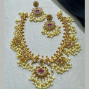 Kavita Art Gold Plated Austrian Stone Necklace Set