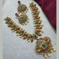 Kavita Art Gold Plated Austrian Stone Necklace Set