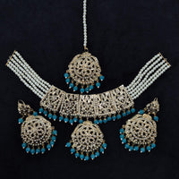 Kavita Art Gold Plated Pearl Necklace Set