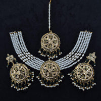 Kavita Art Gold Plated Pearl Necklace Set