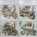 Kavita Art Gold Plated Kundan Stone And Beads Necklace Set