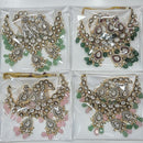 Kavita Art Gold Plated Kundan Stone And Beads Necklace Set