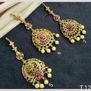 Kavita Art Gold Plated Austrian Stone And Pearl Mangtikka (Assorted Design 1 Piece Only)