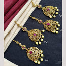Kavita Art Gold Plated Austrian Stone And Pearl Mangtikka (Assorted Design 1 Piece Only)