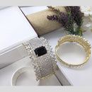 Kavita Art Gold Plated AD Openable Bracelet