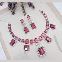 Kavita Art American Diamond Necklace Set for Women