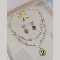 Kavita Art 2 Tone Plated American Diamond Necklace Set