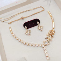 Kavita Art Gold Plated Austrian Stone Necklace Set