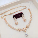 Kavita Art Gold Plated Austrian Stone Necklace Set