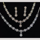 Kavita Art American Diamond And Pearl Necklace Set