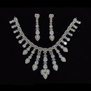 Kavita Art Silver Plated American Diamond Necklace Set