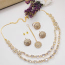 Kavita Art Gold Plated Crystal Stone Necklace Set