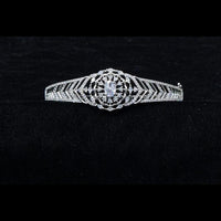 Kavita Art Silver Plated American Diamonds Bracelet