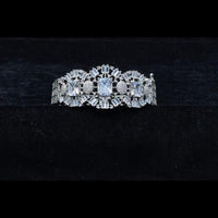 Kavita Art Silver Plated American Diamonds Bracelet