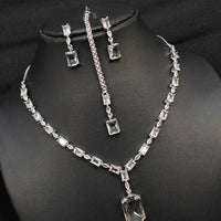 Kavita Art American Diamond Necklace Set