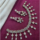 Kavita Art Gold Plated American Diamond Necklace Set