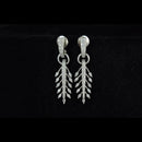Kavita Art Silver Plated American Diamonds Dangler Earrings