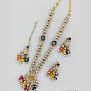 Kavita Art Gold Plated Kundan Long Necklace Set