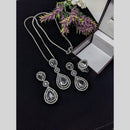 Kavita Art American Diamond Pendant Set With Ring