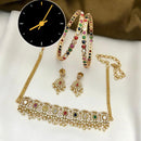  Kavita Art Austrain Stone And Pearl Combo Set 