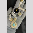 Kavita Art Crystal And Austrian Stone Beads Long Necklace Set