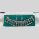 Kavita Art Boho Style Oxidised Plated Mirror And Pearls Necklace Set